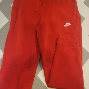 Nike Kids Bright Red Joggers